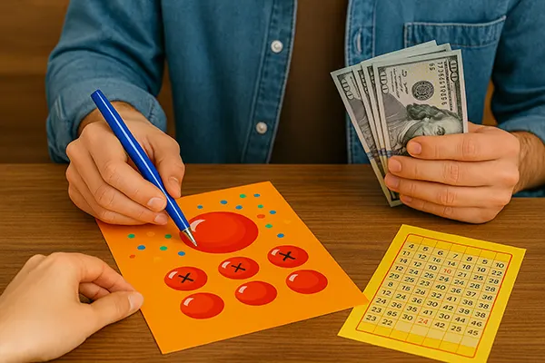 Geste tirage loto