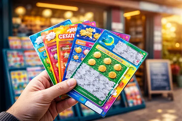 Expositor lotería tienda